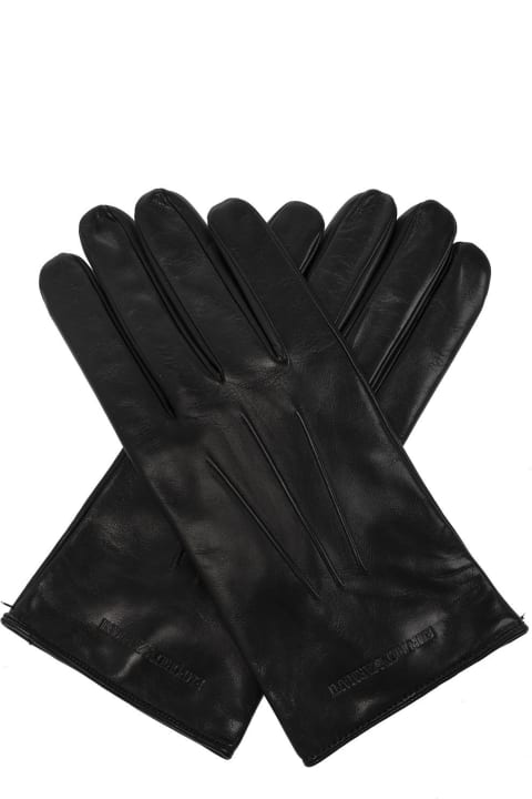 Emporio Armani Gloves for Men Emporio Armani Leather Gloves