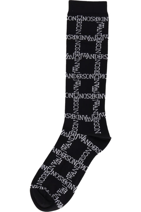 J.W. Anderson Underwear for Men J.W. Anderson Men's Socks With All-over Logo Decoration