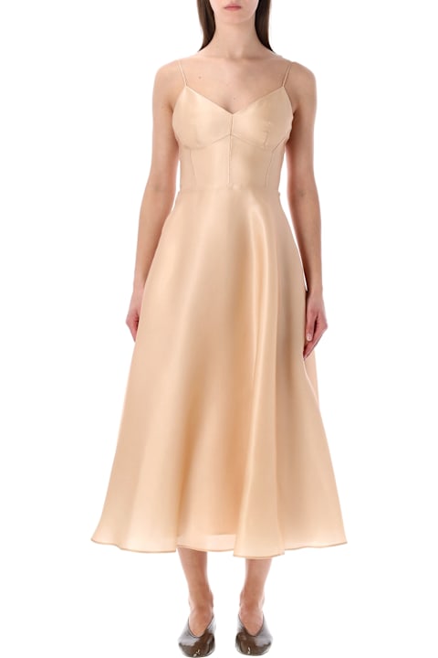 Homeware Alberta Ferretti Alberta Ferretti Silk Organza Midi Dress