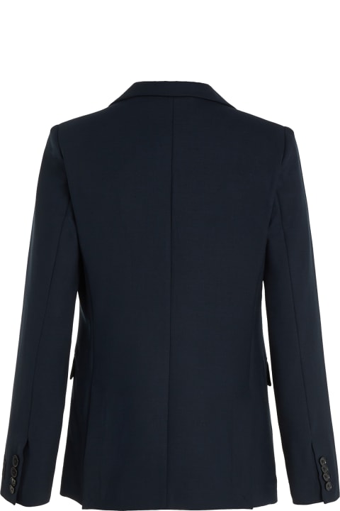 Tommy Hilfiger Coats & Jackets for Women Tommy Hilfiger Regular Fit Black Single-breasted Blazer Jacket