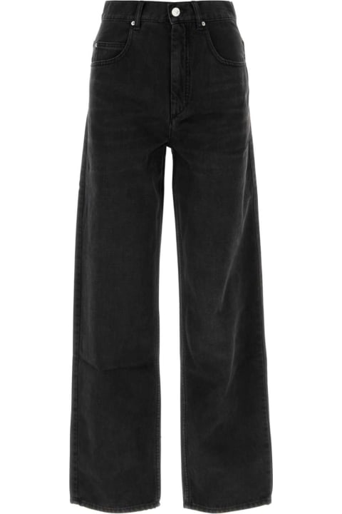 Jeans for Women Isabel Marant Black Denim Joanny Jeans