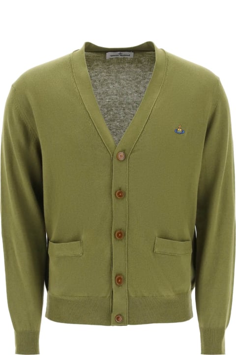 Vivienne Westwood Sweaters for Men Vivienne Westwood Cardigan With Orb Embroidery