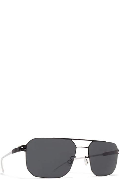 Mykita لـ Kids Mykita Rhys - Black / Silver Sunglasses