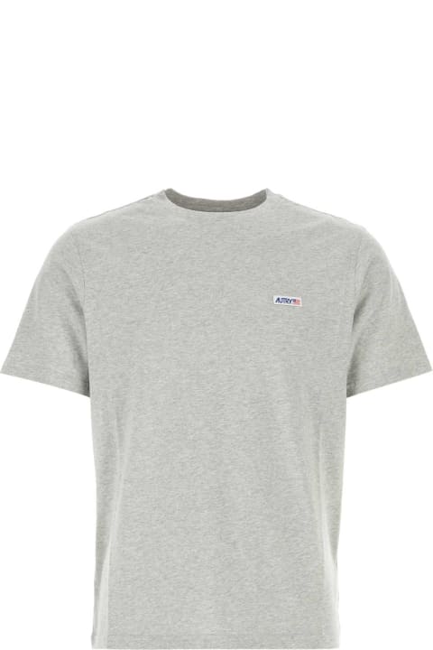 Autry for Men Autry Melange Grey Cotton T-shirt