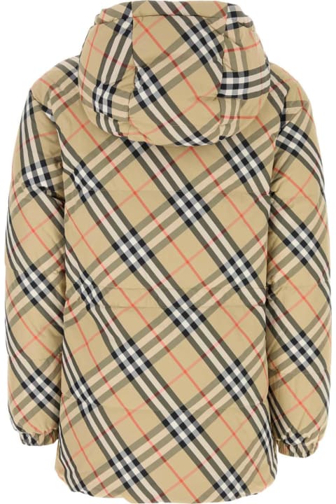 Burberry Coats & Jackets for Women Burberry Printed Nylon Reversible Down Jacket