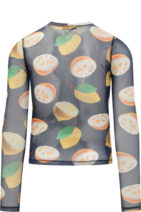 J.W. Anderson Sweaters for Men J.W. Anderson Digital Fruits Mesh T-shirt