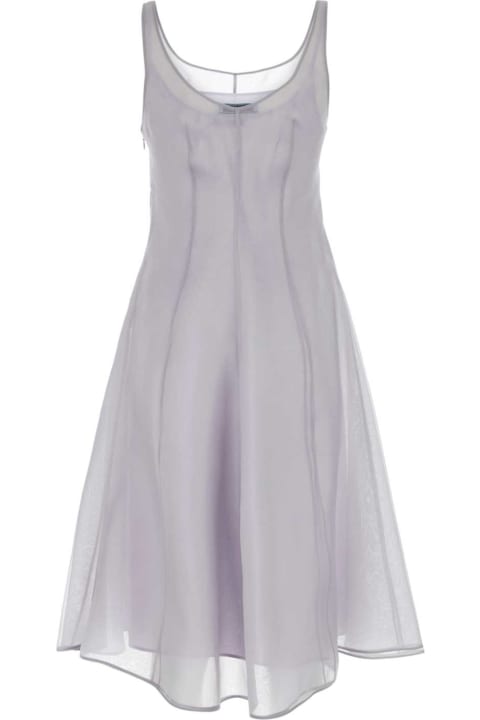 Prada Sale for Women Prada Lilac Organza Dress