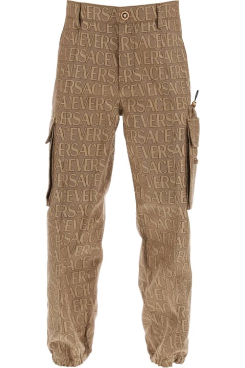 メンズ新着アイテム Versace 'versace All Over' Cargo Trousers