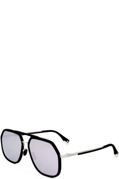 Eyewear for Men Fendi Eyewear Pilot Frame Sunglasses