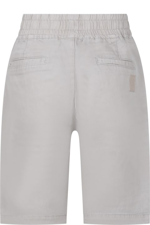 Gray Casual Shorts For Boy