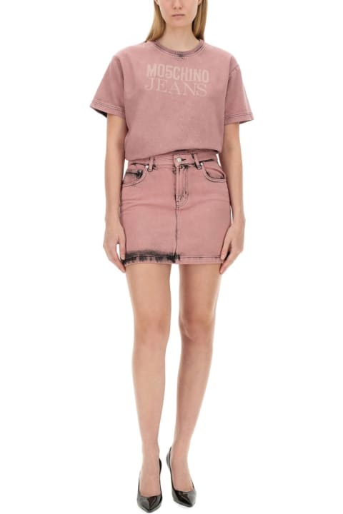 M05CH1N0 Jeans Skirts for Women M05CH1N0 Jeans Mini Skirt