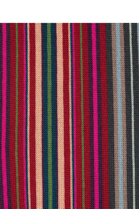 メンズ新着アイテム PS by Paul Smith Men Scarf Spectrum Stripes