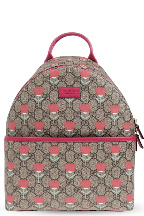 إكسسورات وهدايا لـ أولاد Gucci Gucci Kids Backpack With Decorative Print