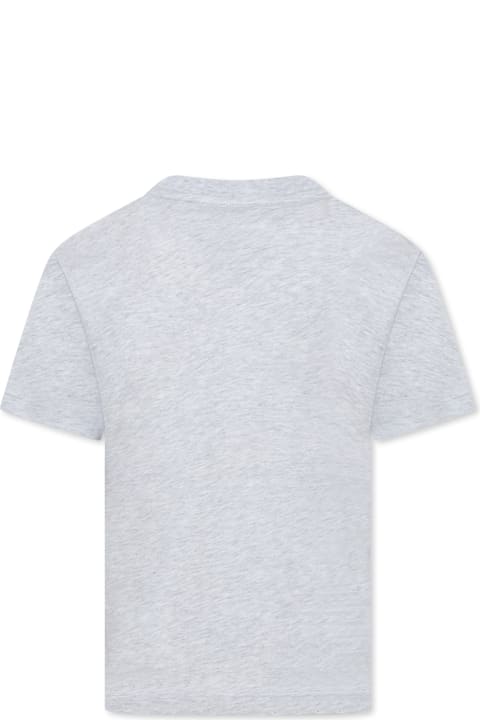 Homeware MSGM Grey T-shirt For Kids With Logo