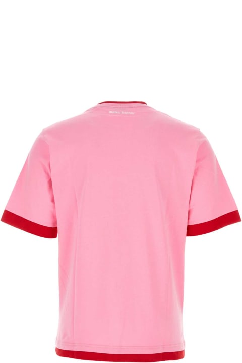 Topwear for Men Wales Bonner Pink Cotton Marathon T-shirt