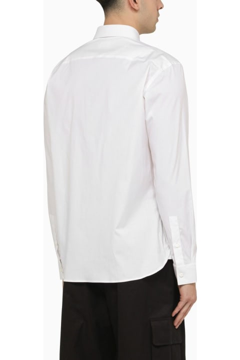 Shirts for Men Burberry Classic White Poplin Shirt