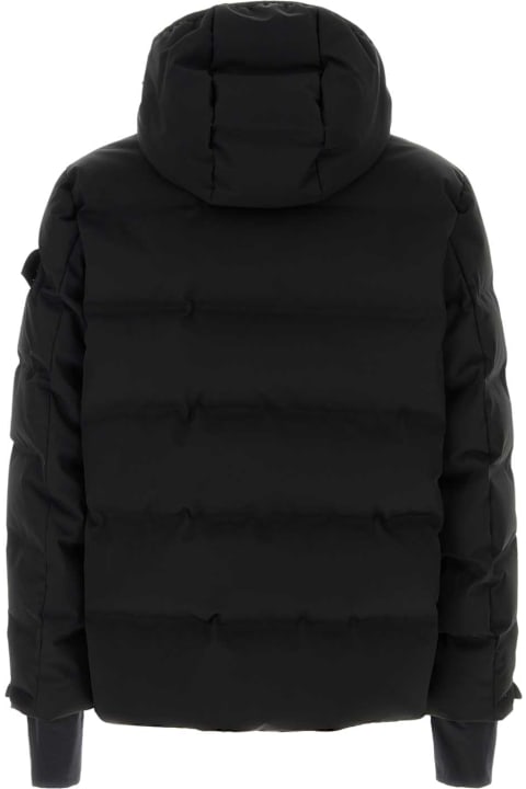 Moncler Grenoble for Men Moncler Grenoble Black Stretch Nylon Montgetech Down Jacket