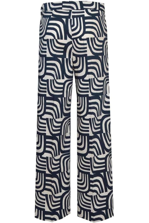 Pants & Shorts for Women 'S Max Mara All-over Patterned Wide Leg Trousers