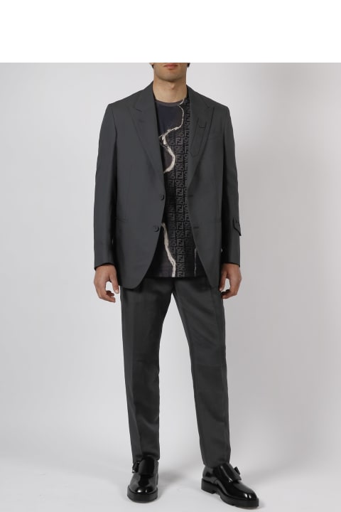 Coats & Jackets for Men Fendi Linen Blazer