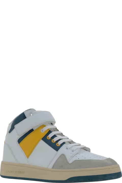 Shoes for Men Saint Laurent Lax Mid Sneakers