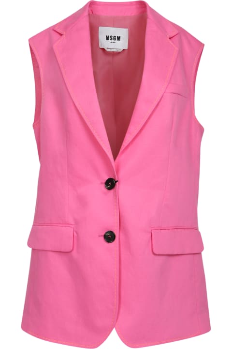MSGM Coats & Jackets for Women MSGM Single-breasted Waistcoat