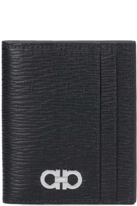 Homeware Ferragamo Salvatore Ferragamo - 'gancini' Bi-fold Card Holder