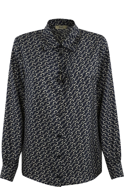 Herno Women Herno Silk Shirt With Print