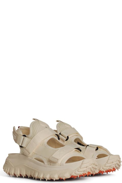 Moncler for Women Moncler 'trailgrip' Ivory Mesh Sandals