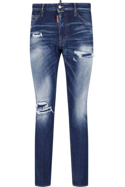 Fashion for Men Dsquared2 Jeans Slim Destroyed