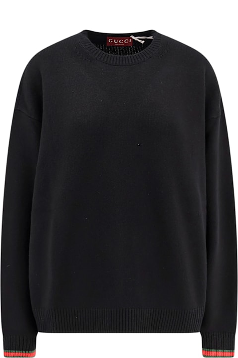سترات لـ السيدات Gucci Oversize Wool And Cashmere Sweater