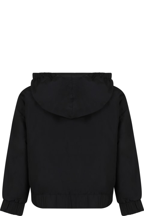Calvin Klein Coats & Jackets for Boys Calvin Klein Black Windbreaker With Logo