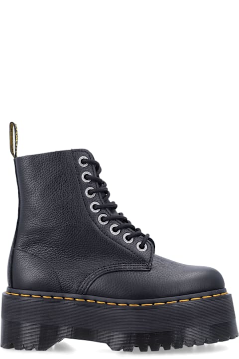 Homeware Dr. Martens Dr. Martens 1460 Pascal Max Black Leather Platform Boots