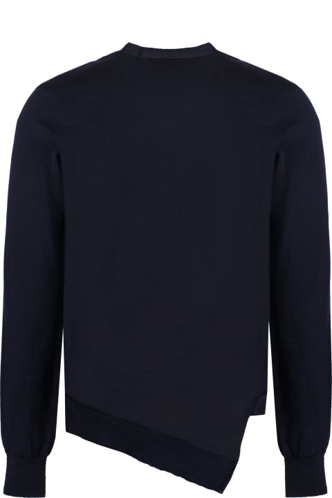 Fashion for Men Comme des Garçons Shirt Lacoste X Comme Des Garçons - Crew-neck Wool Sweater
