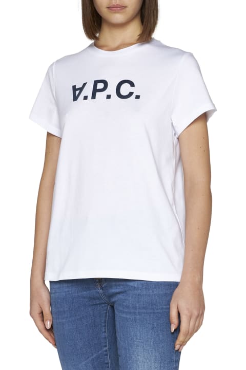 A.P.C. Topwear for Women A.P.C. Logo T-shirt