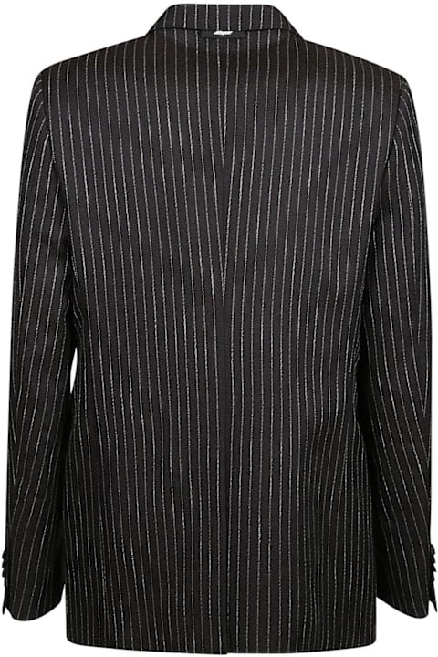 MSGM لـ Men MSGM Msgm Double-breasted Pinstriped Blazer