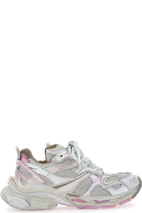 Balenciaga Sneakers for Women Balenciaga 'runner 2.0' Multicolor Low Top Sneakers With Runner Logo In Tech Fabric Woman