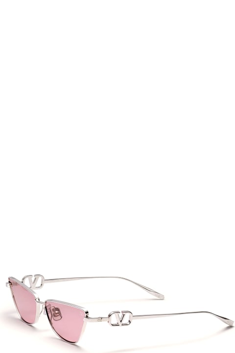 Homeware Valentino Eyewear Vlogo Sign - Silver Sunglasses