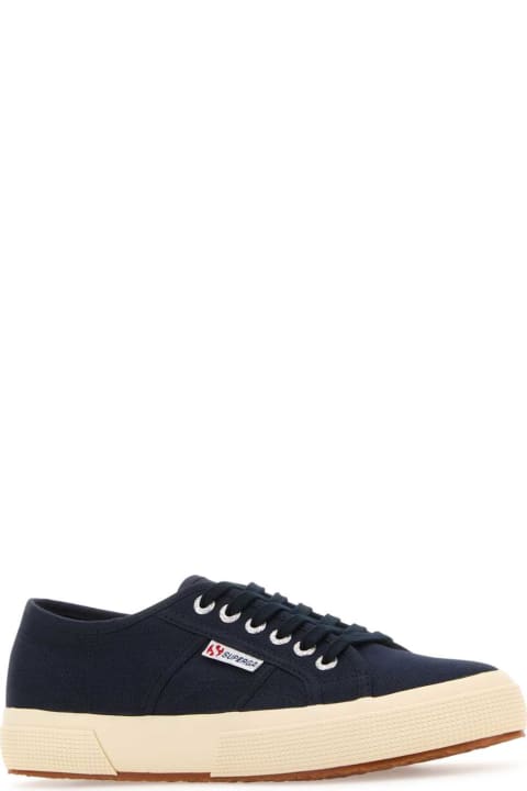 Superga Shoes for Women Superga Navy Blue Canvas 2750 Sneakers