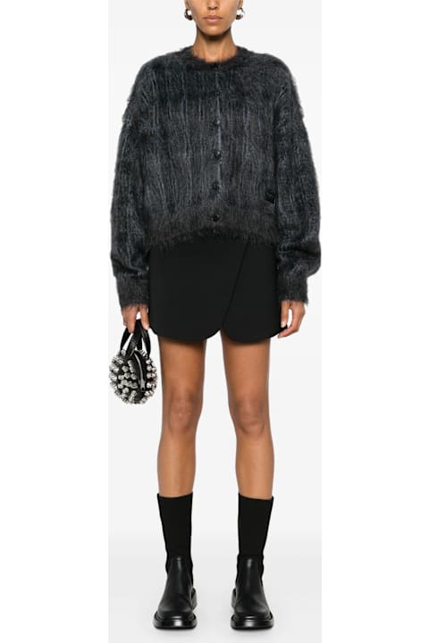 Alexander Wang سترات لـ السيدات Alexander Wang Cardigan In Plaid