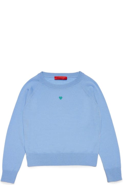 Max&Co. Sweaters & Sweatshirts for Girls Max&Co. Heart Embroidered Knitted Jumper