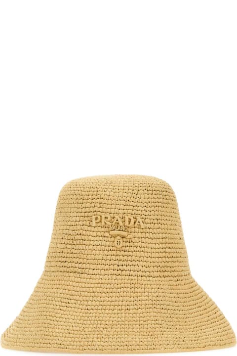 Hair Accessories for Women Prada Raffia Hat