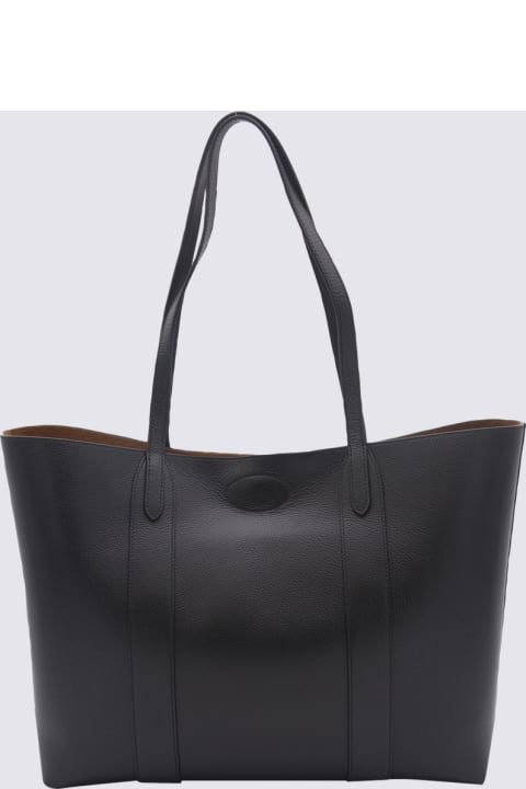 ウィメンズ新着アイテム Mulberry Black Leather Tote Bag