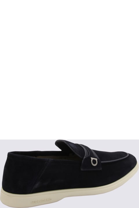 Ferragamo Loafers & Boat Shoes for Men Ferragamo Dark Blue Loafers