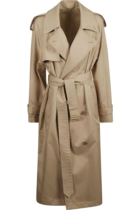 Burberry for Women Burberry Rear Slit Double-breasted Trench