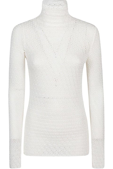 Totême Sweaters for Women Totême High Neck Elasticated Top
