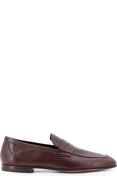 Tod's Shoes for Men Tod's Deconstructed Leather Loafer