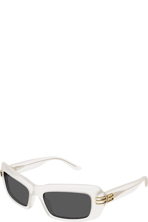 Homeware Balenciaga Eyewear Bb0432s-003 - White Sunglasses