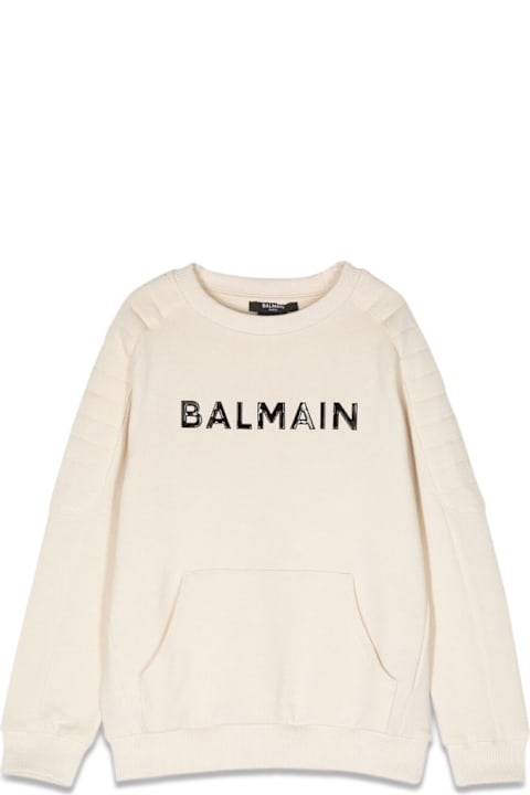 Homeware Balmain Logo Crewneck Sweatshirt