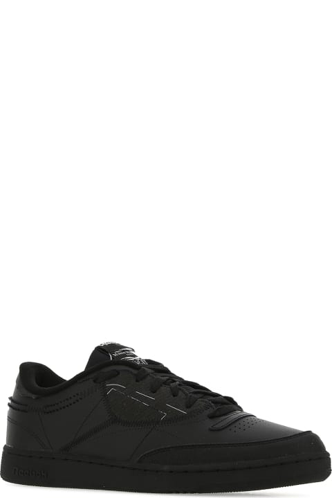 Fashion for Women Reebok Black Leather And Fabric Project 0 Cc Memory Of Sneakers