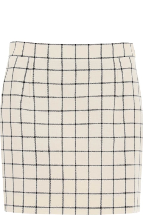 Skirts for Women Marni Wool Check Skirt